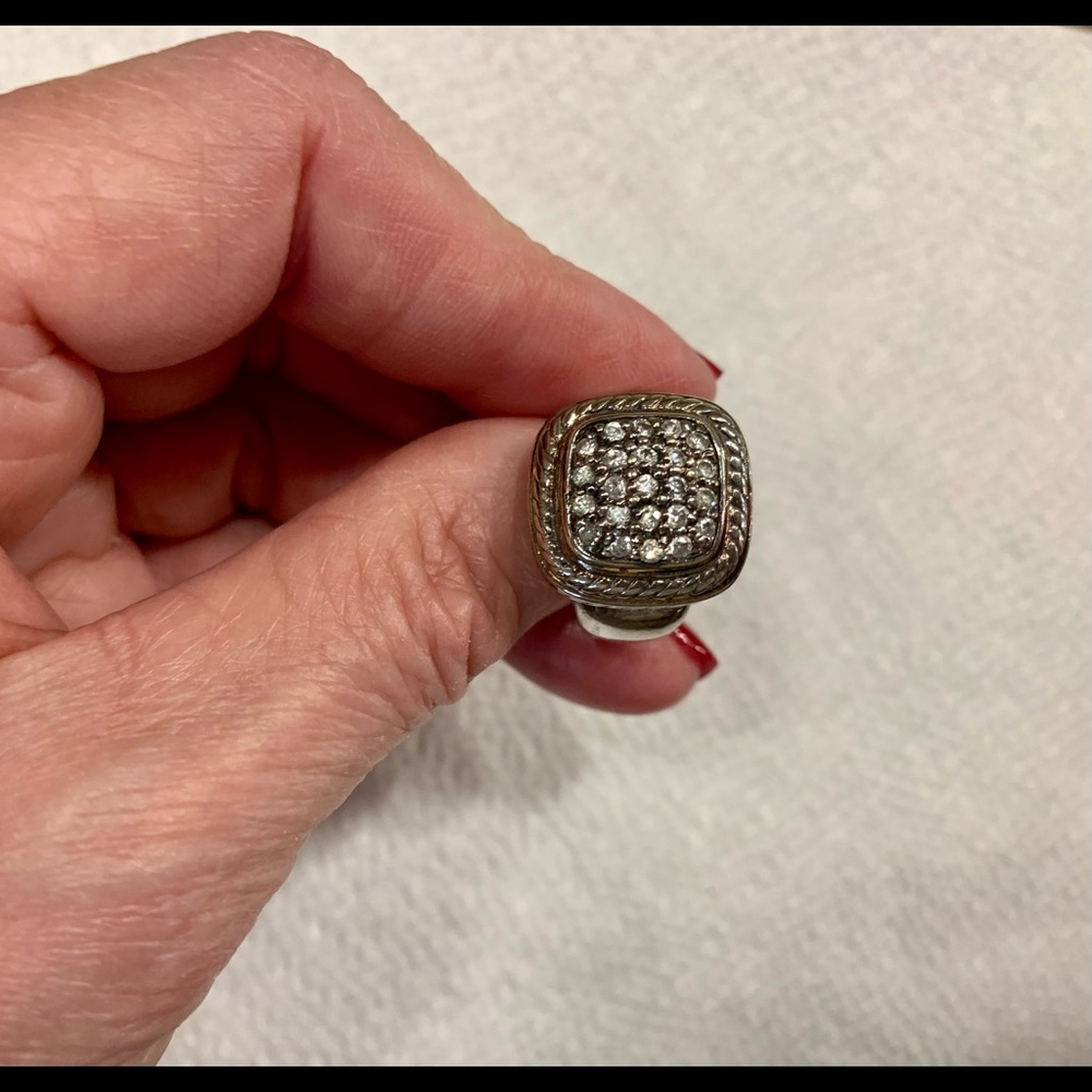 Sterling silver ring.